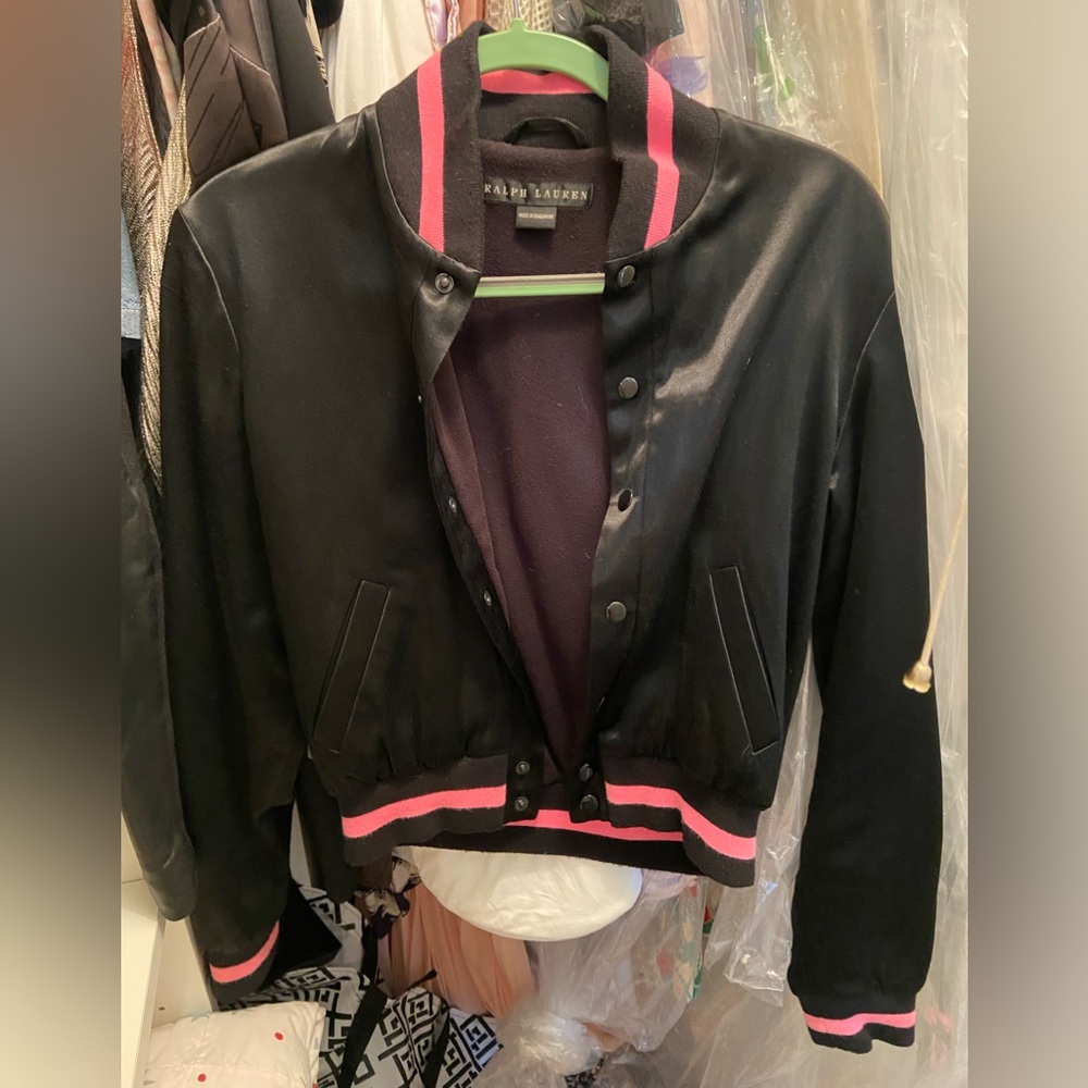 Ralph Lauren sleek bomber jacket Sz M